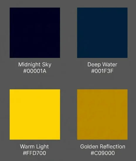 Mood Board - Starry Night Dress